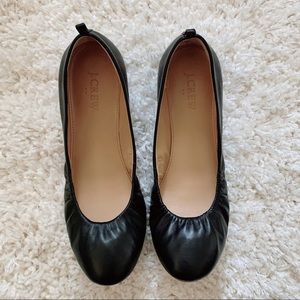 New J. Crew Black Cece Ballet Flat